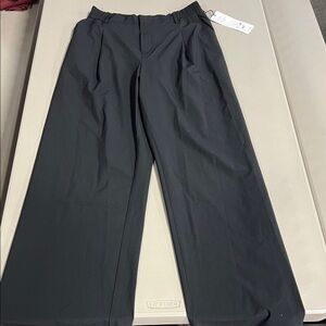 ALO Yoga Women’s Charcoal Wide-Leg Pants